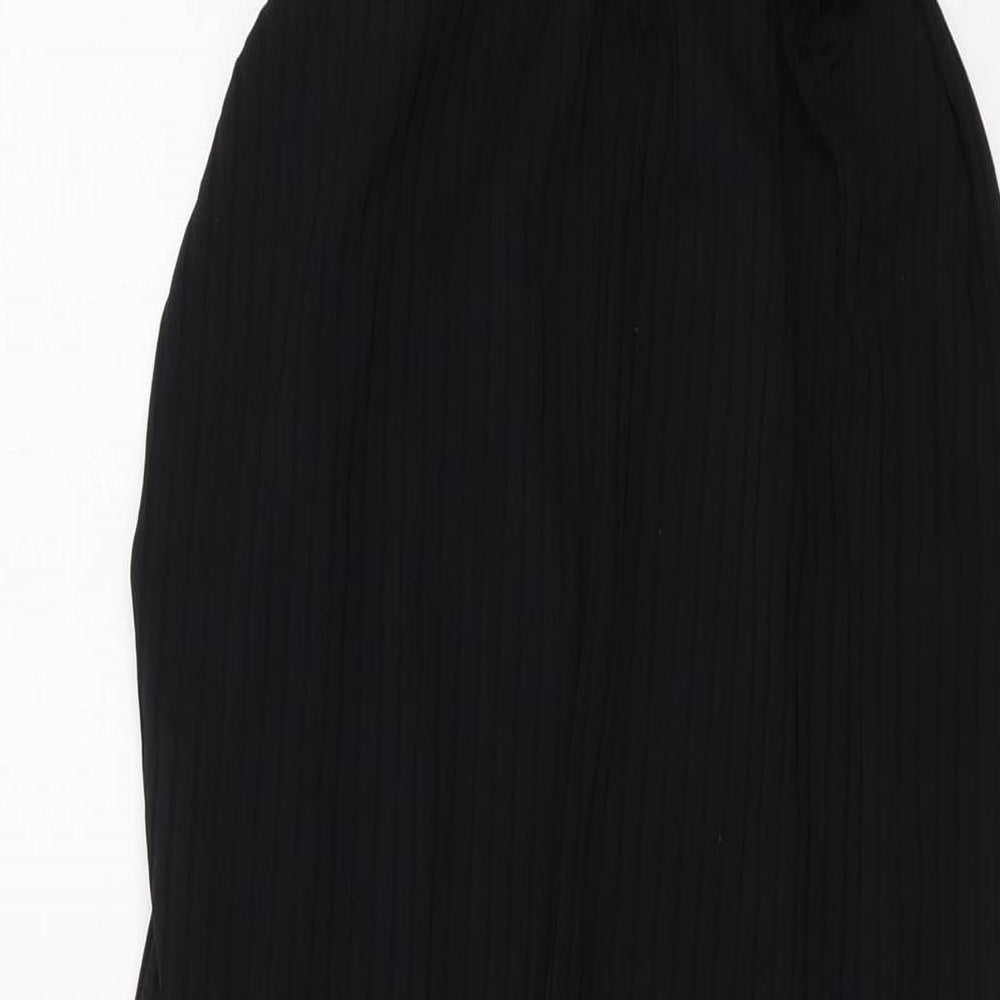 Boohoo Womens Beige Polyester Maxi Size 14 Round Neck Pullover