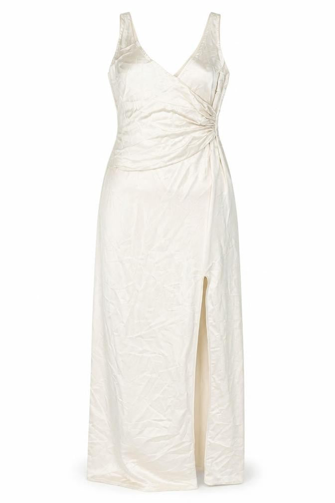 Pretty Lavish Womens Gold Polyester A-Line Size 12 V-Neck Pullover