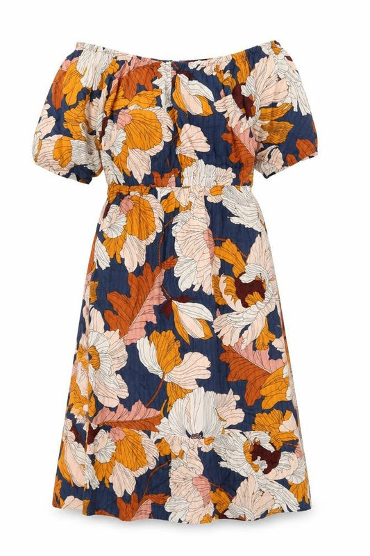Next Womens Multicoloured Geometric Viscose A-Line Size 10 Round Neck Pullover
