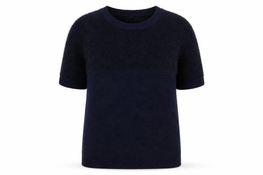 Dorothy Perkins Womens Blue Crew Neck Acrylic Pullover Jumper Size 12