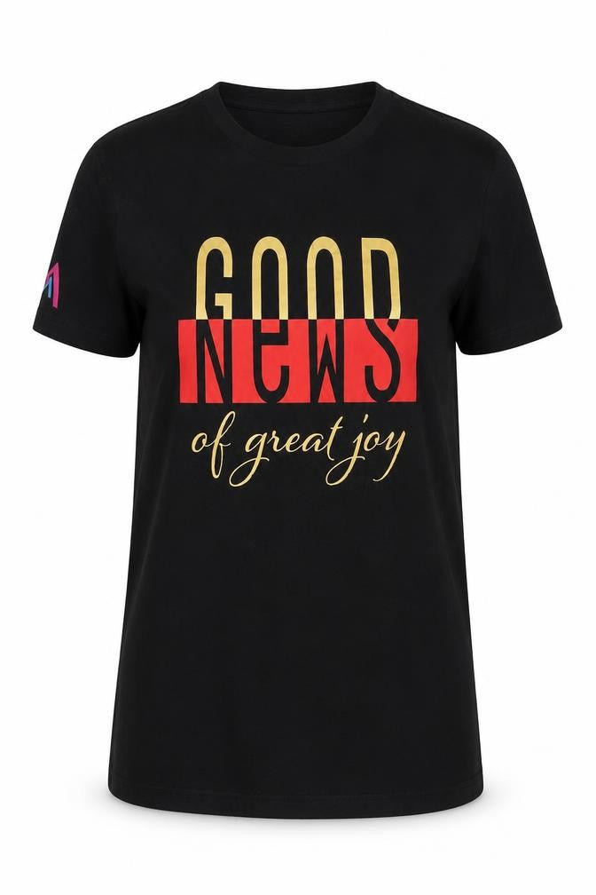 Next Level Womens Black Cotton Basic T-Shirt Size M Crew Neck