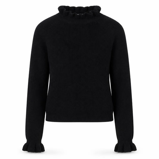 H&M Womens Black Round Neck Acrylic Pullover Jumper Size S
