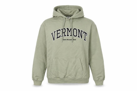 H&M Womens Green Cotton Pullover Hoodie Size S Pullover - Embroidered