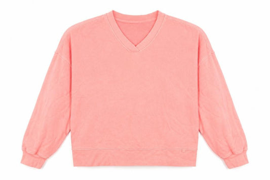 Marks and Spencer Womens Pink Cotton Pullover Sweatshirt Size M Pullover