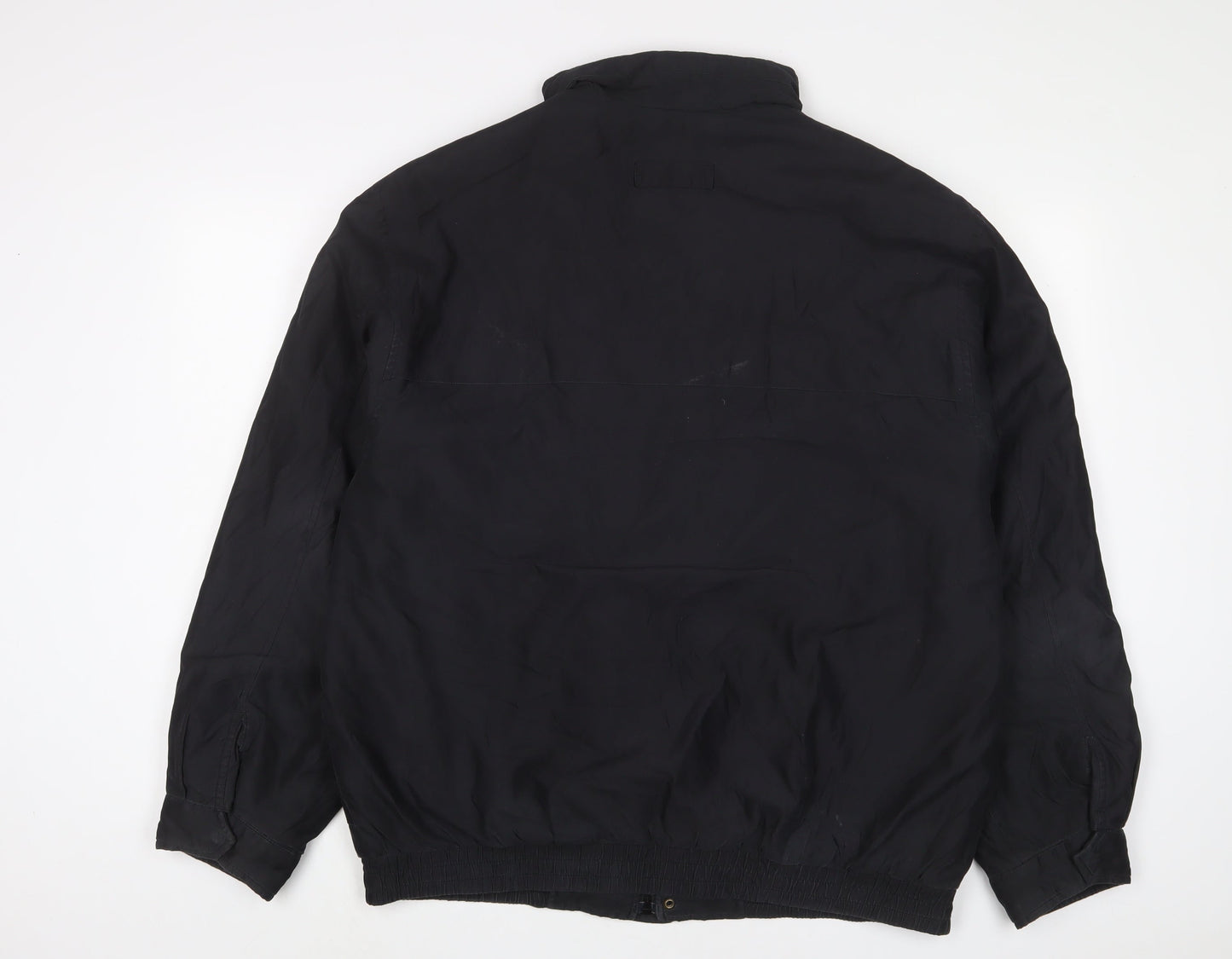 Casual Club Mens Black Jacket Size L Zip