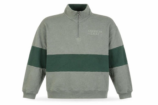 American Eagle Outfitters Mens Green Cotton Pullover Sweatshirt Size M