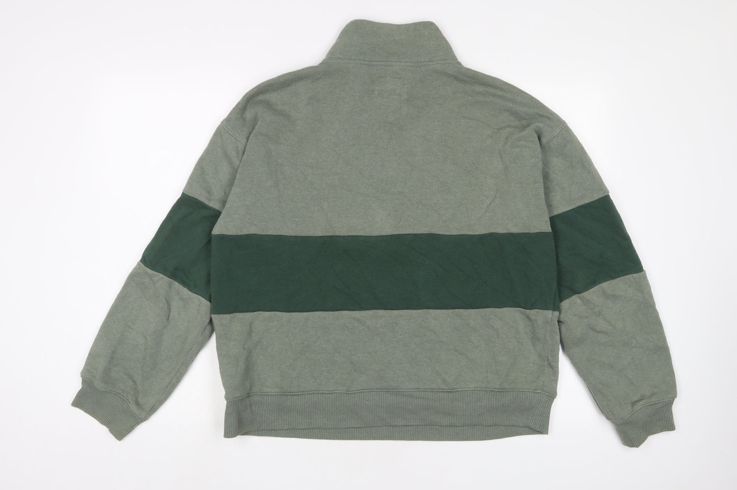 American Eagle Outfitters Mens Green Cotton Pullover Sweatshirt Size M