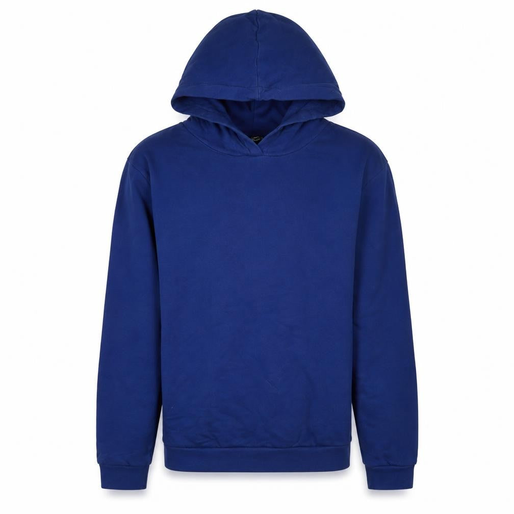 City Comfort Boys Blue Cotton Pullover Hoodie Size 11-12 Years Pullover