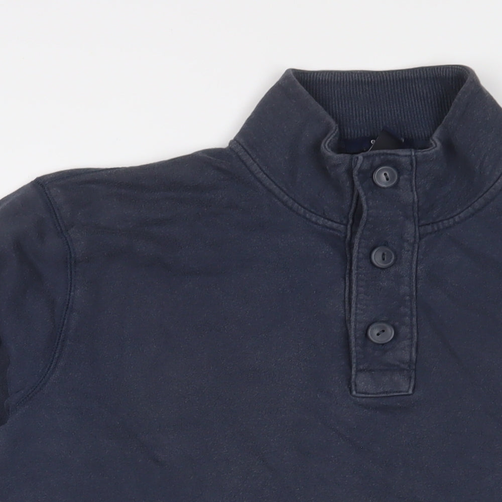 Gap Mens Blue Cotton Pullover Sweatshirt Size L