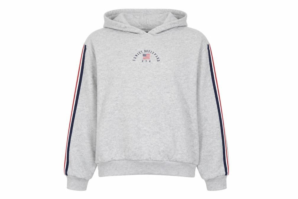 H&M Womens Grey Cotton Pullover Hoodie Size M Pullover
