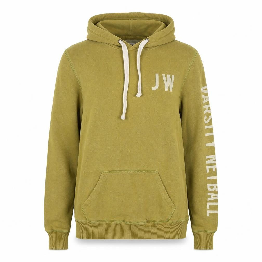Jack Wills Womens Green Cotton Pullover Hoodie Size 10 Pullover