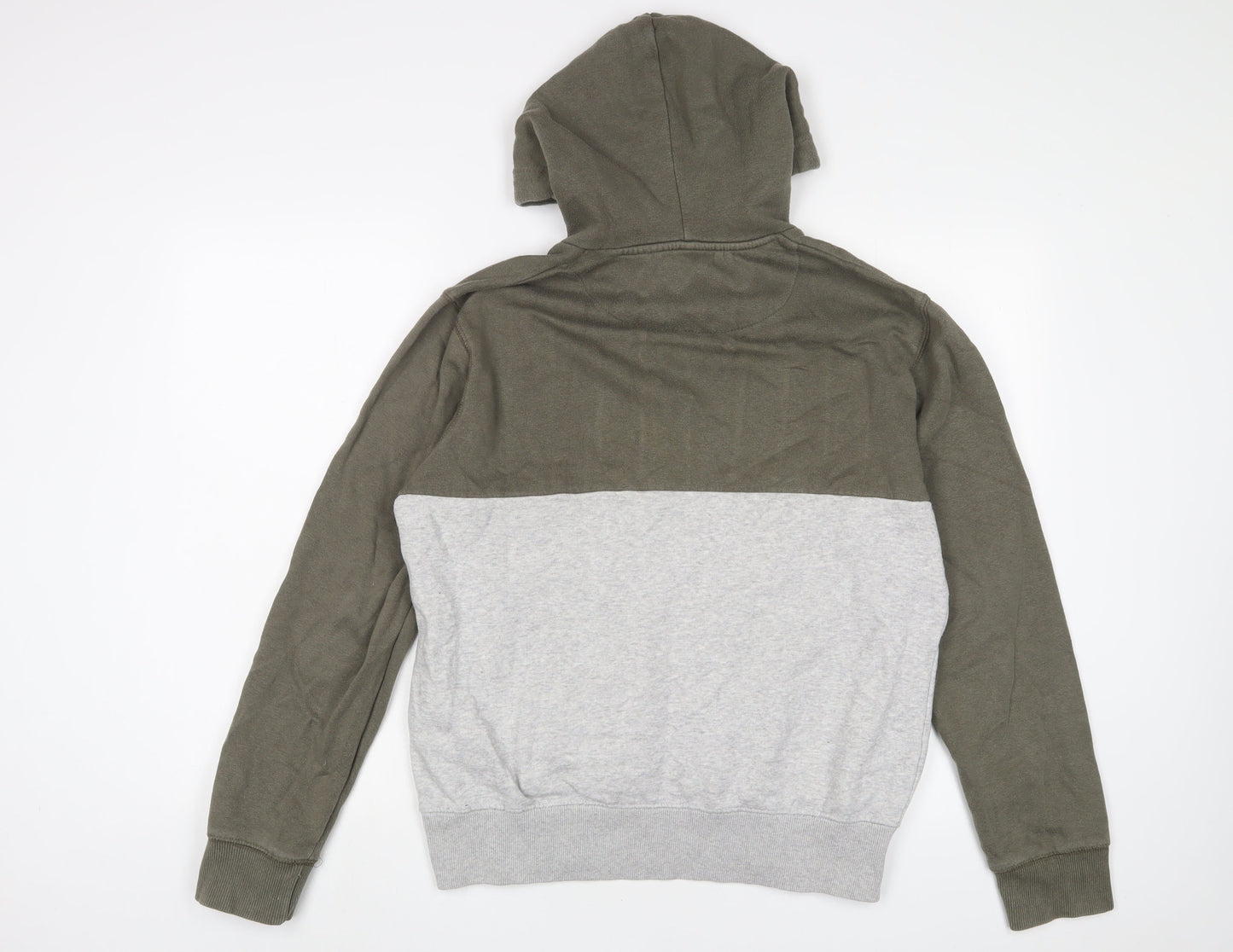 French Connection Mens Grey Cotton Pullover Hoodie Size M