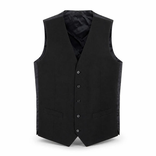 Marks & Spencer Mens Grey Wool Jacket Suit Waistcoat Size 38 Regular