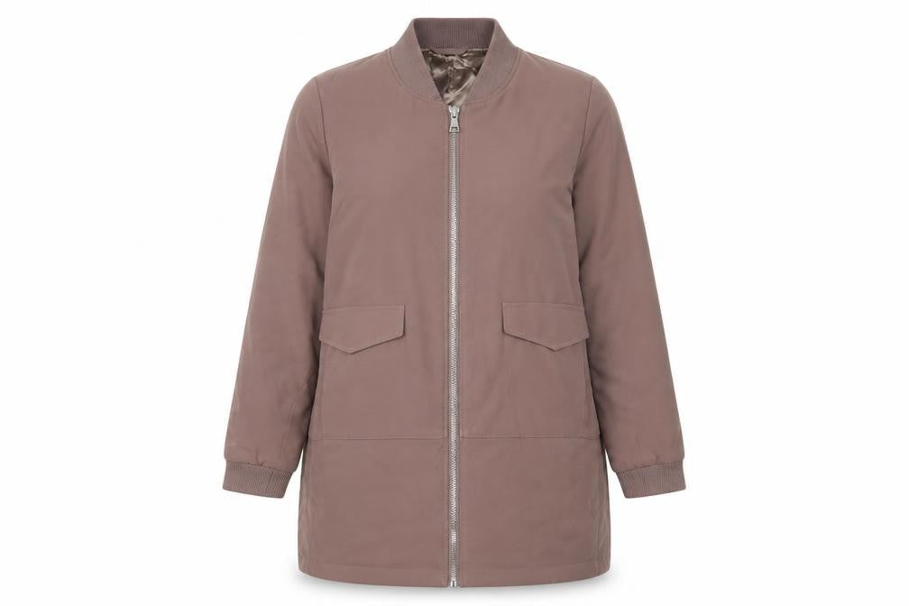 Anita G. Womens Purple Jacket Size L Zip