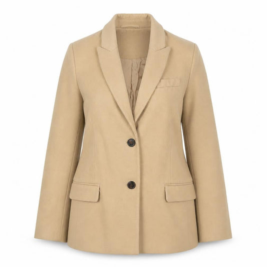 La Redoute Womens Beige Jacket Size 12 Button