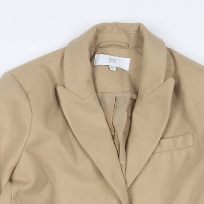 La Redoute Womens Beige Jacket Size 12 Button