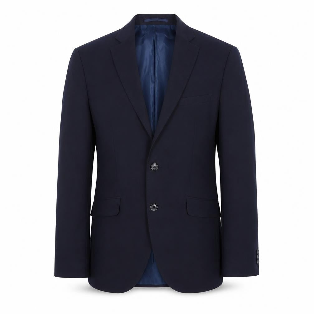 Limited Collection Mens Blue Polyester Jacket Suit Jacket Size 40 Regular