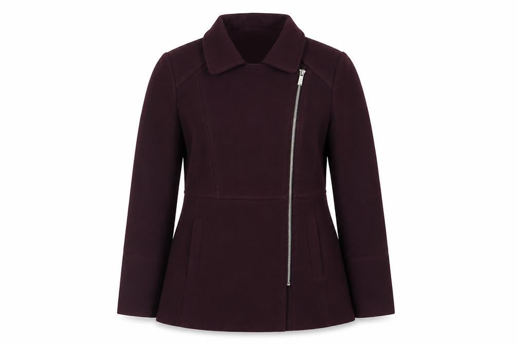 Debenhams Womens Purple Jacket Size 8 Zip