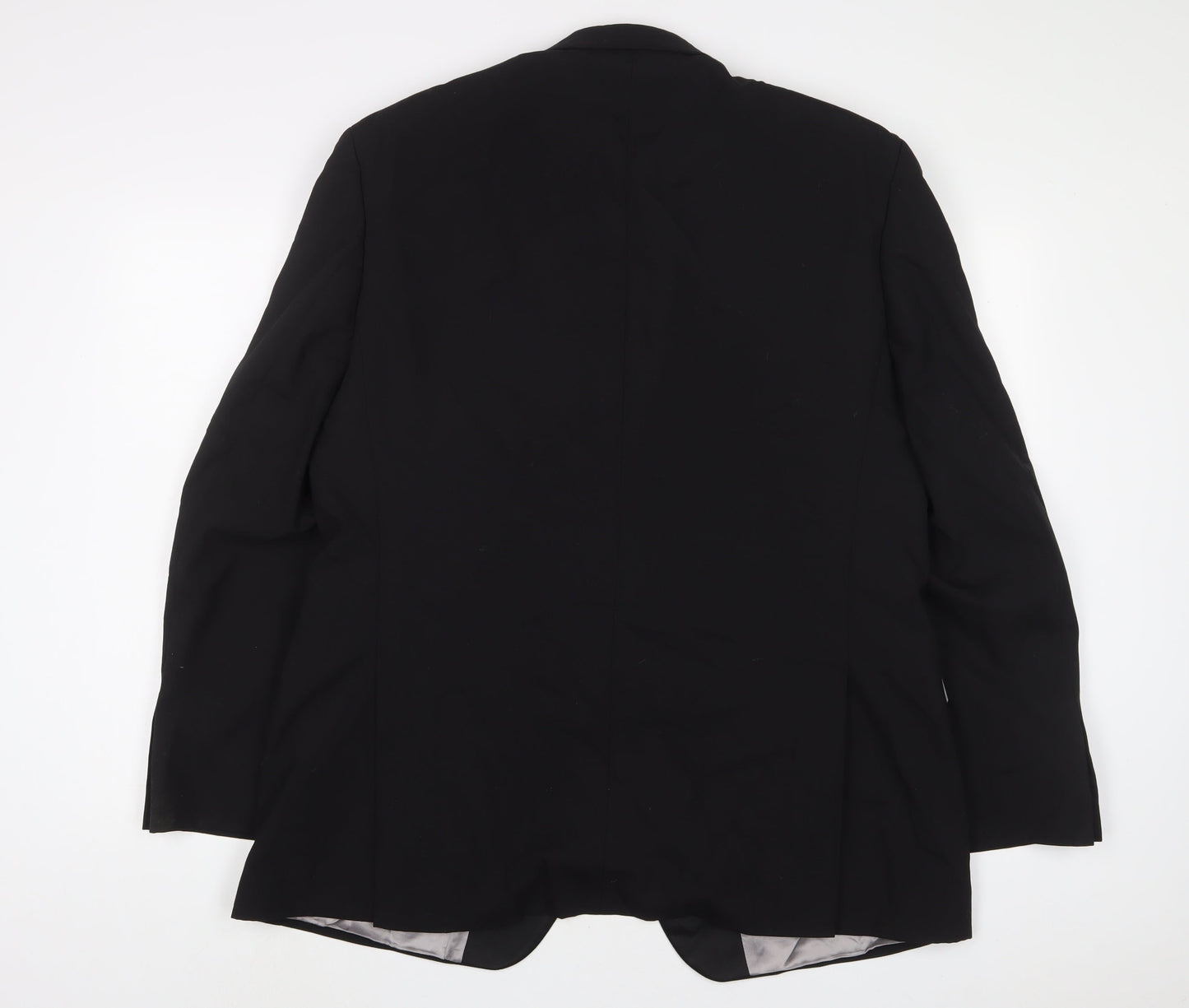 Sovereign Code Mens Black Wool Jacket Suit Jacket Size 44 Regular