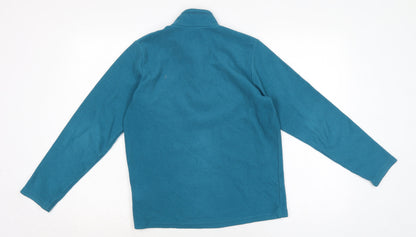 Decathlon Womens Blue High Neck Polycarbamide Pullover Jumper Size S
