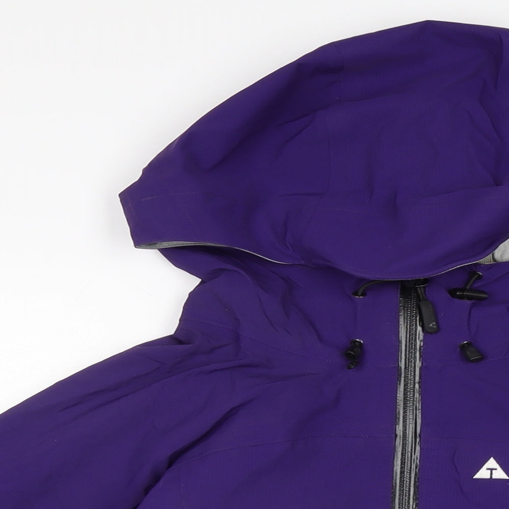 Technicals Womens Purple Anorak Jacket Size 14 Zip