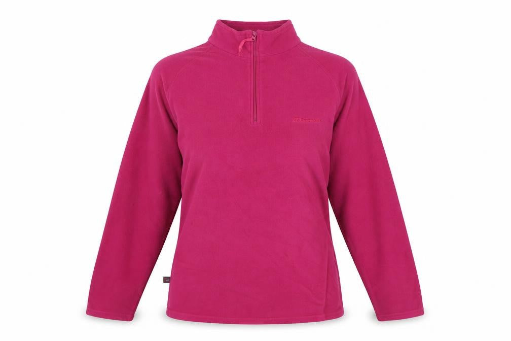 Mountain Life Womens Purple Mock Neck Polyester Pullover Jumper Size 14