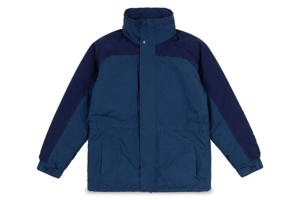 Alexandra Mens Blue Anorak Coat Size M Zip