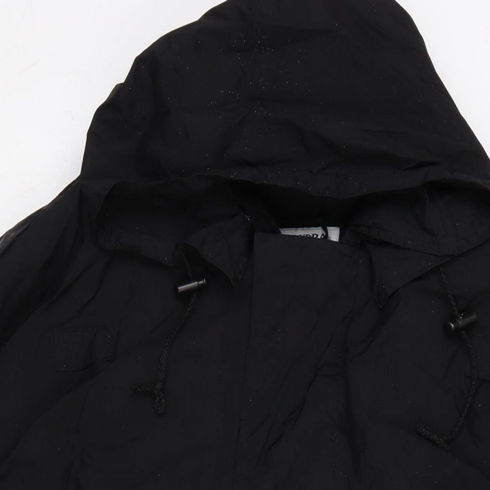 Alexandra Womens Black Anorak Blazer Size M Zip