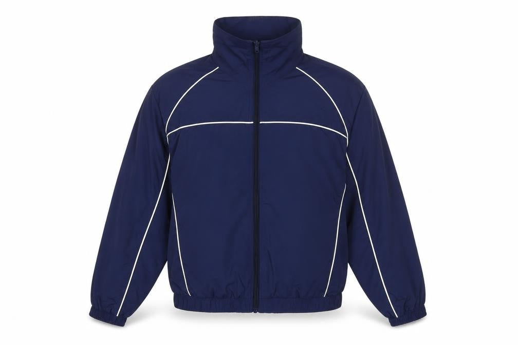 Divided Mens Blue Rain Coat Jacket Size S Zip