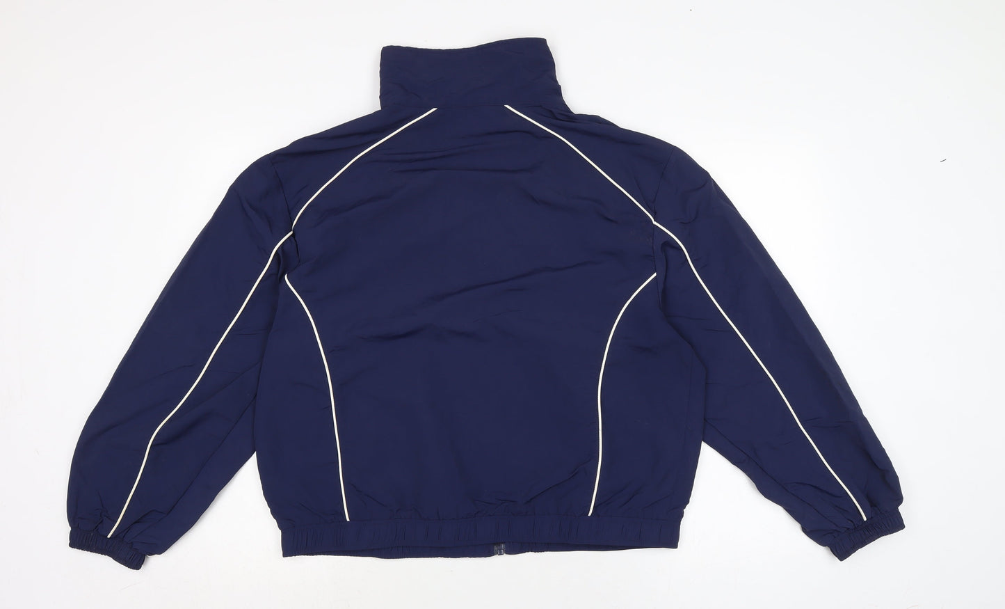 Divided Mens Blue Rain Coat Jacket Size S Zip