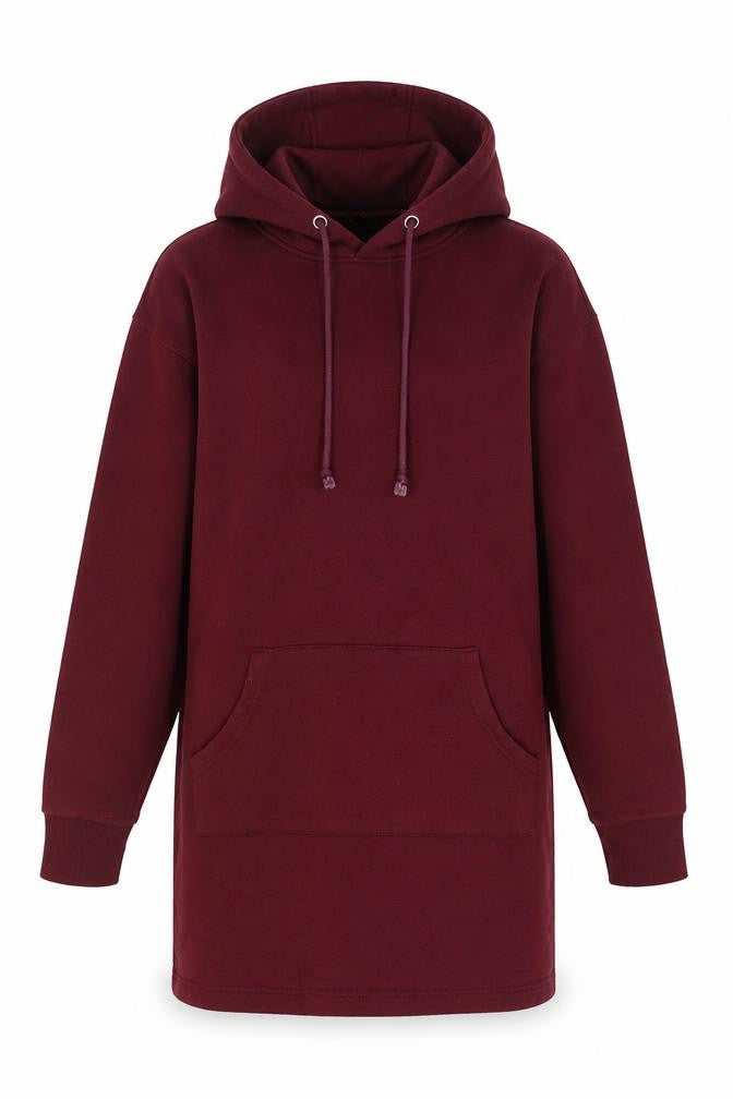 Brave Soul Womens Red Cotton Pullover Hoodie Size 8