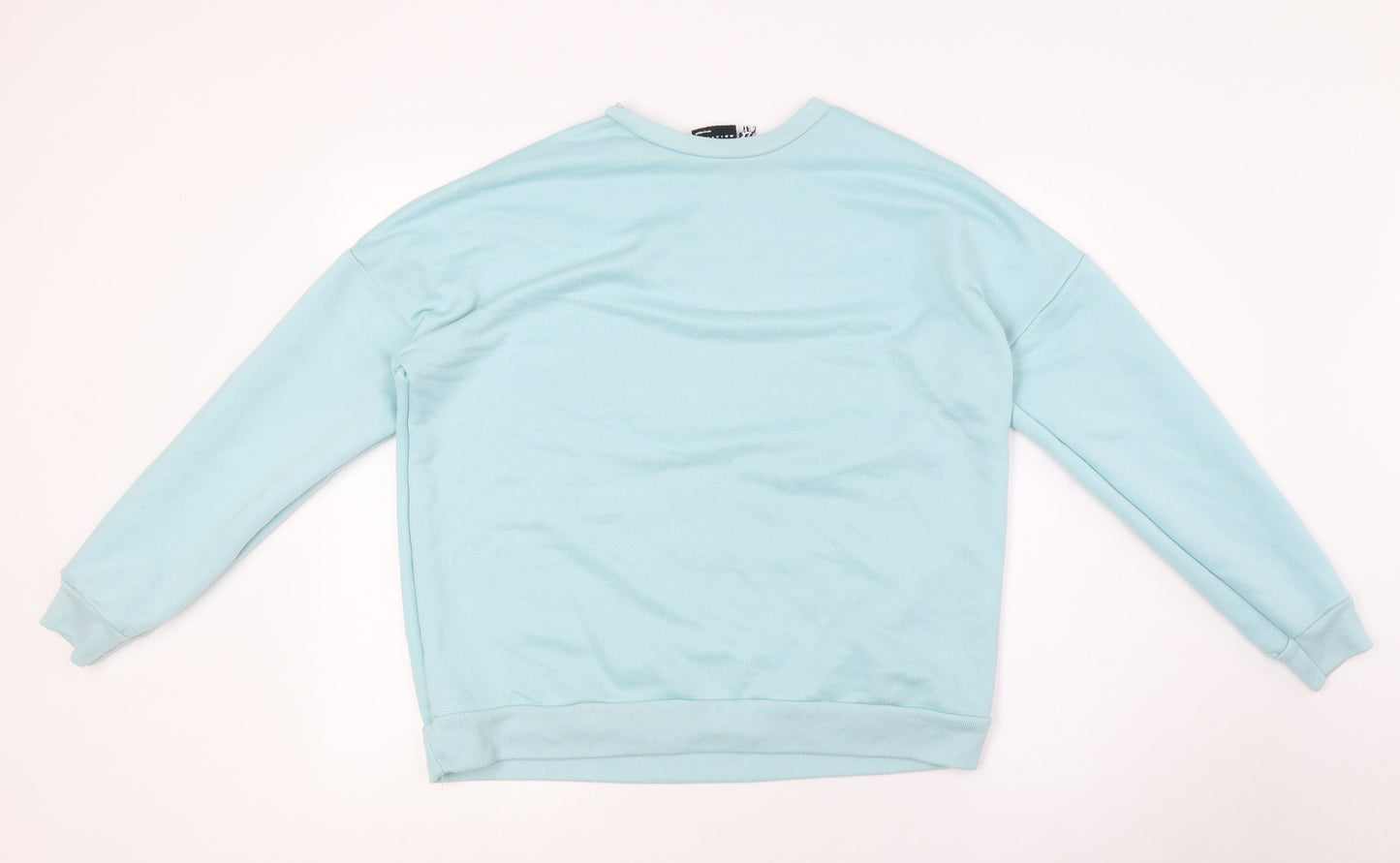 ASOS Womens Blue Polyester Pullover Sweatshirt Size 10
