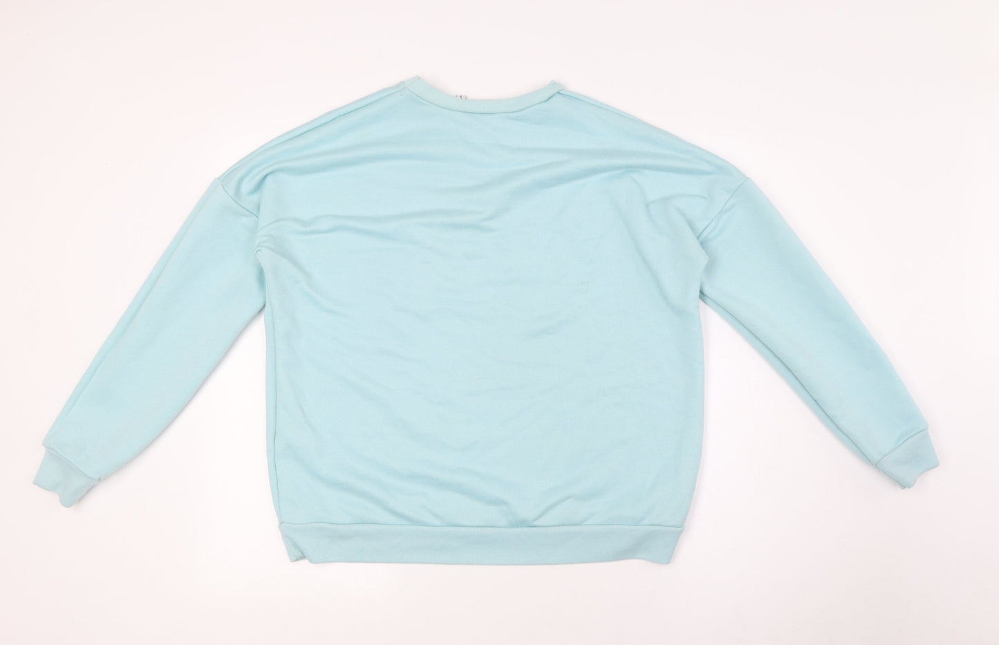 ASOS Womens Blue Polyester Pullover Sweatshirt Size 10