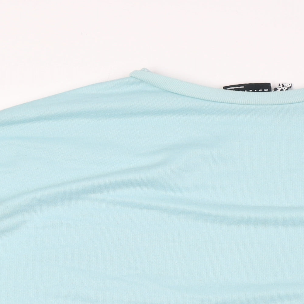 ASOS Womens Blue Polyester Pullover Sweatshirt Size 10