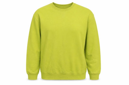 New Look Womens Green Cotton Pullover Sweatshirt Size M