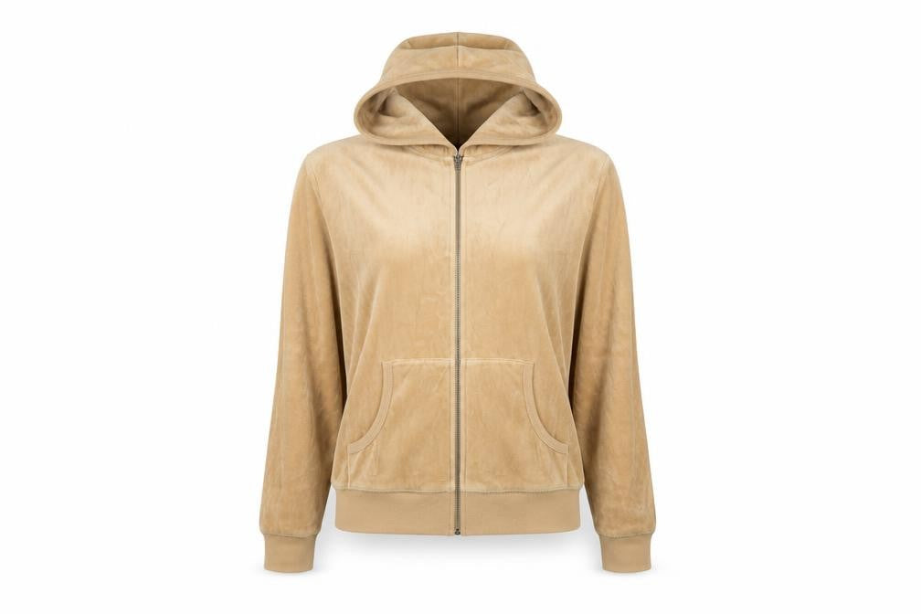 Moda International Womens Brown Jacket Size L Zip