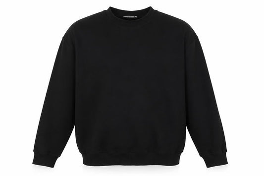 ASOS Mens Black Cotton Pullover Sweatshirt Size S