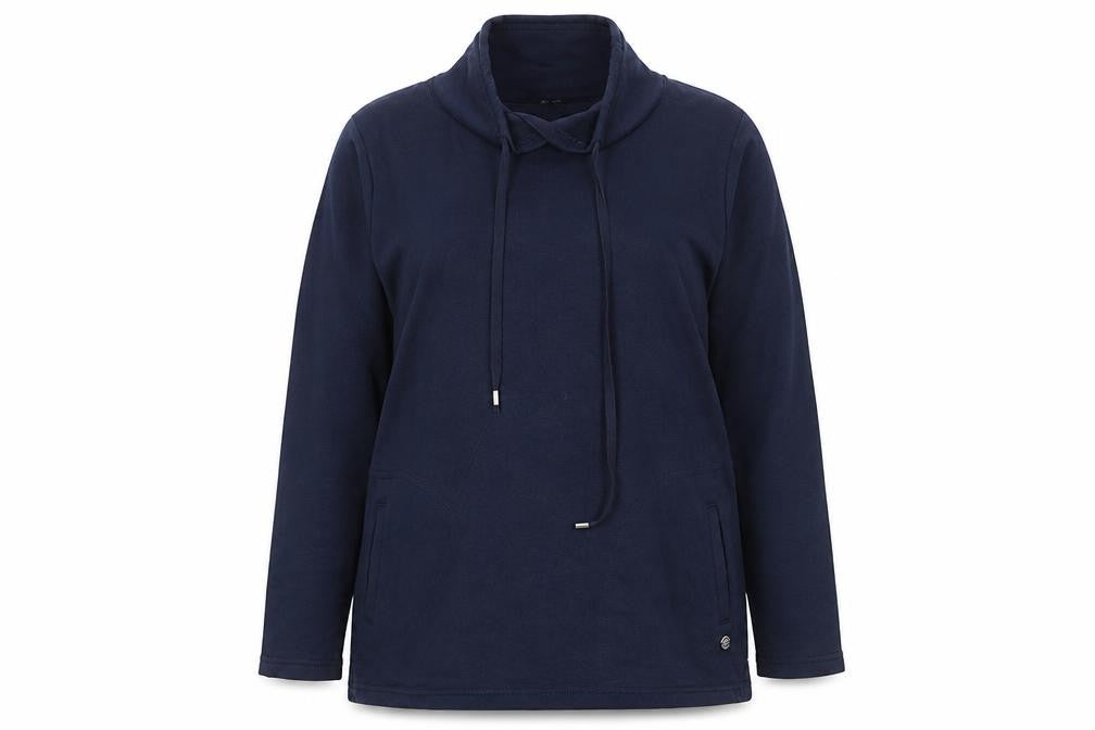 Emreco Womens Blue Polyester Pullover Sweatshirt Size 18