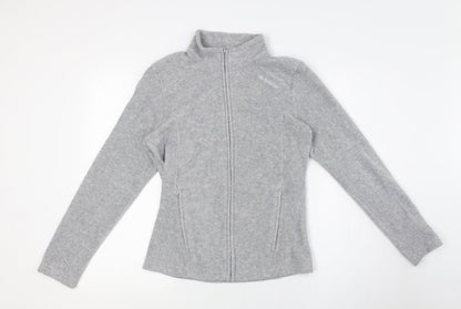 Decathlon Womens Grey Jacket Size S Zip - Zip pockets