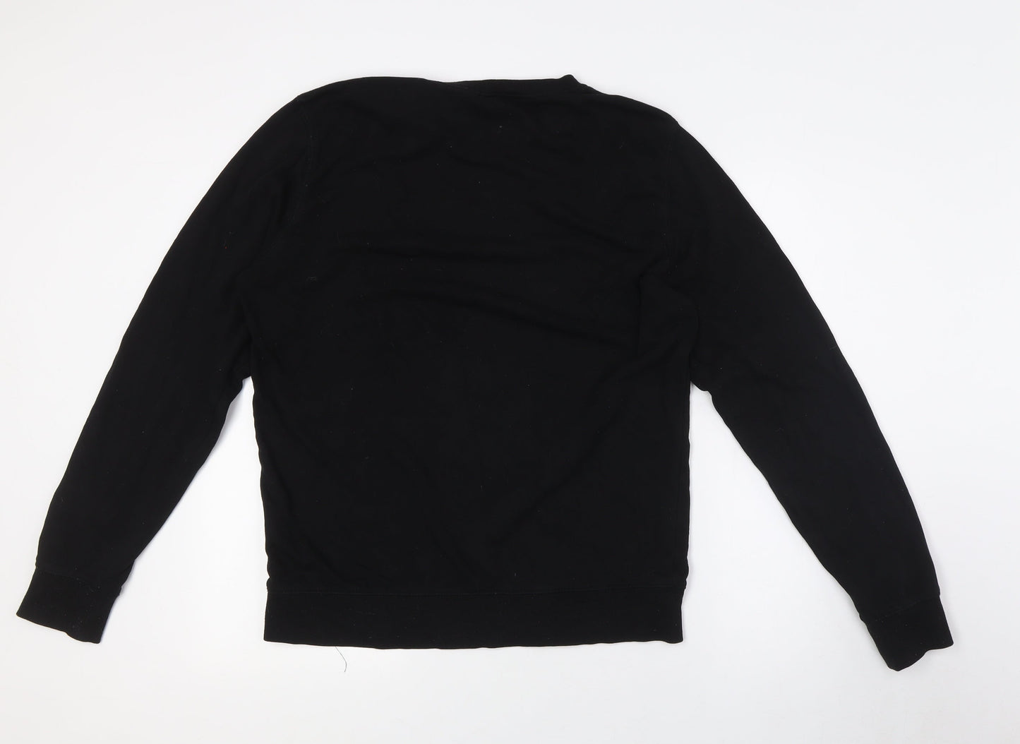 Divided by H&M Mens Black Cotton Pullover Sweatshirt Size M