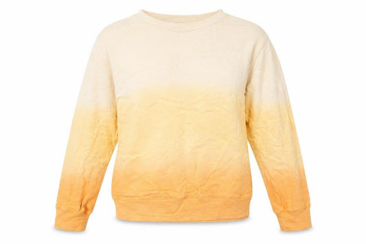 Marks and Spencer Womens Orange Cotton Pullover Sweatshirt Size S - Ombray