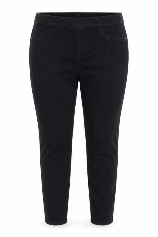 Matalan Womens Black Cotton Jegging Jeans Size 16 L27 in Regular