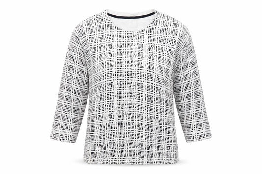 Next Womens Multicoloured Roll Neck Geometric Viscose Pullover Jumper Size 12