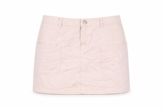 BDG Womens Pink Cotton Mini Skirt Size S Zip