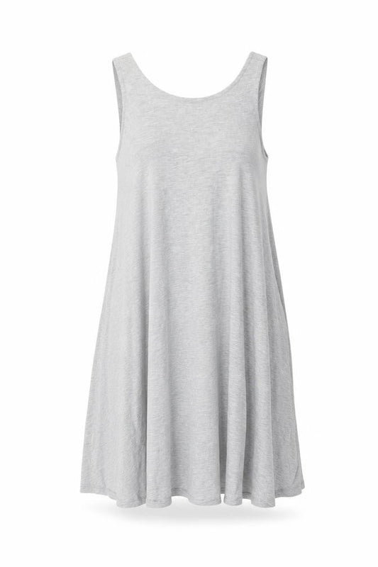 H&M Womens Grey Polyester Shift Size 8 Round Neck Pullover