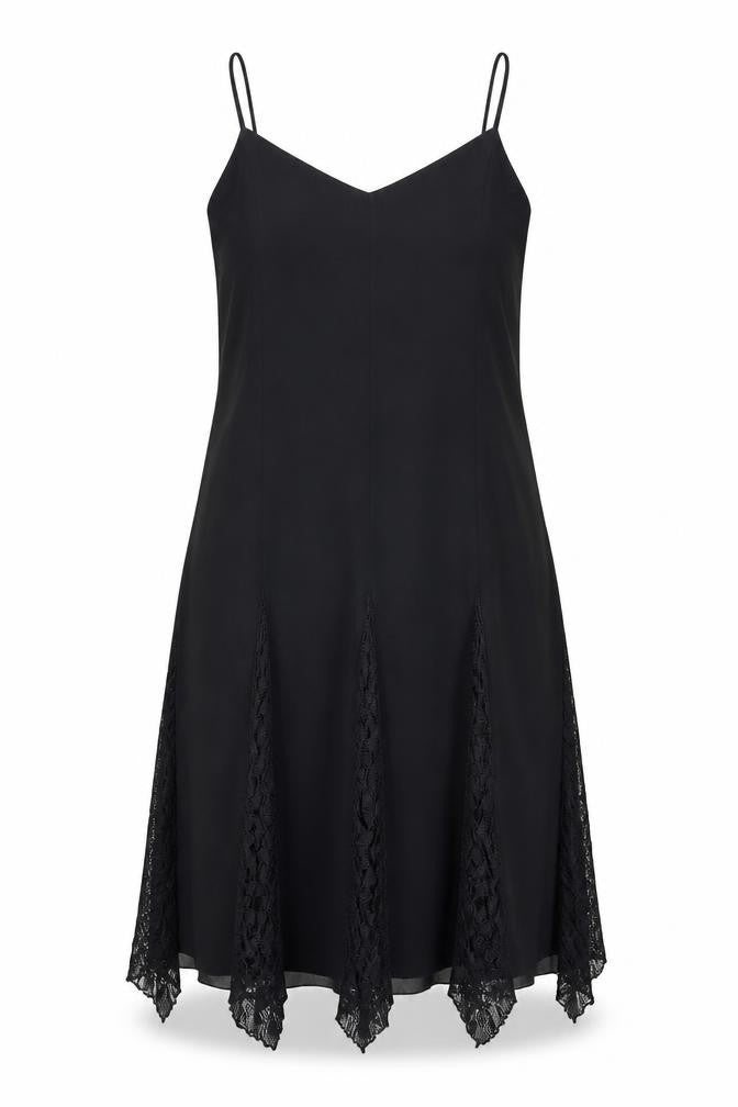 Roman Womens Black Polyester Shift Size 14 V-Neck Pullover