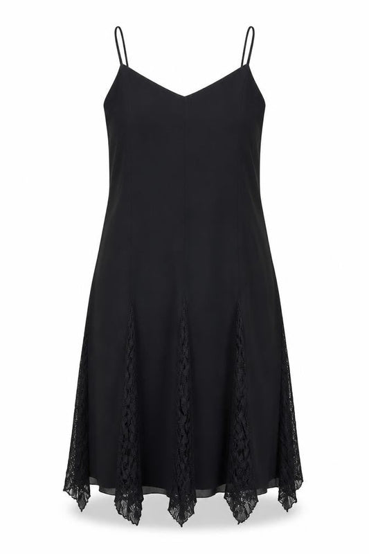Roman Womens Black Polyester Shift Size 14 V-Neck Pullover