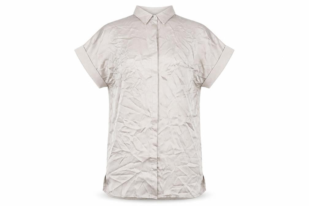 Missguided Womens Grey Polyester Shirt Dress Size 4 Collared Button