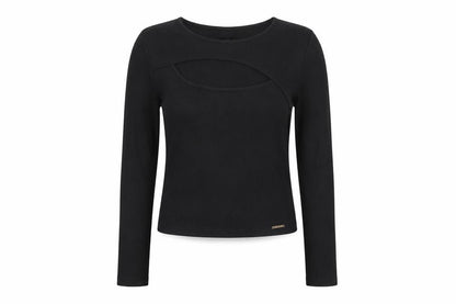 River Island Womens Black Polyester Basic T-Shirt Size 8 Round Neck