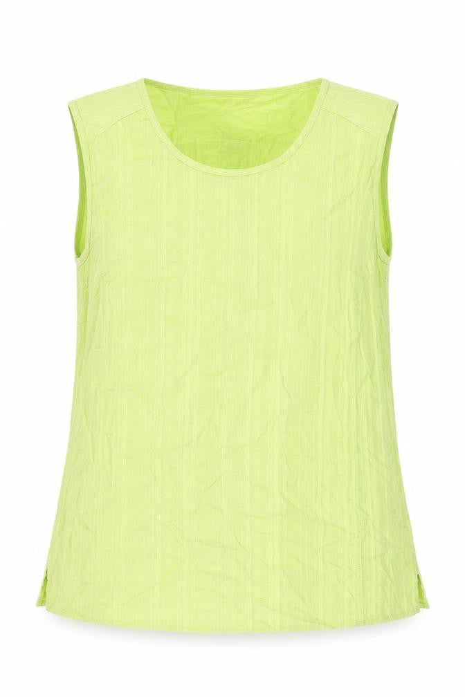 KjBRAND Womens Green Polyester Basic T-Shirt Size 24 Round Neck